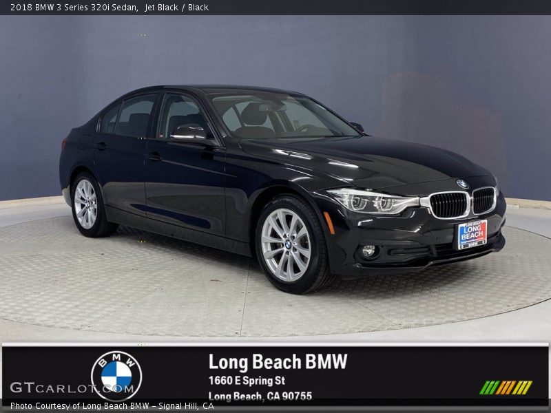 Jet Black / Black 2018 BMW 3 Series 320i Sedan