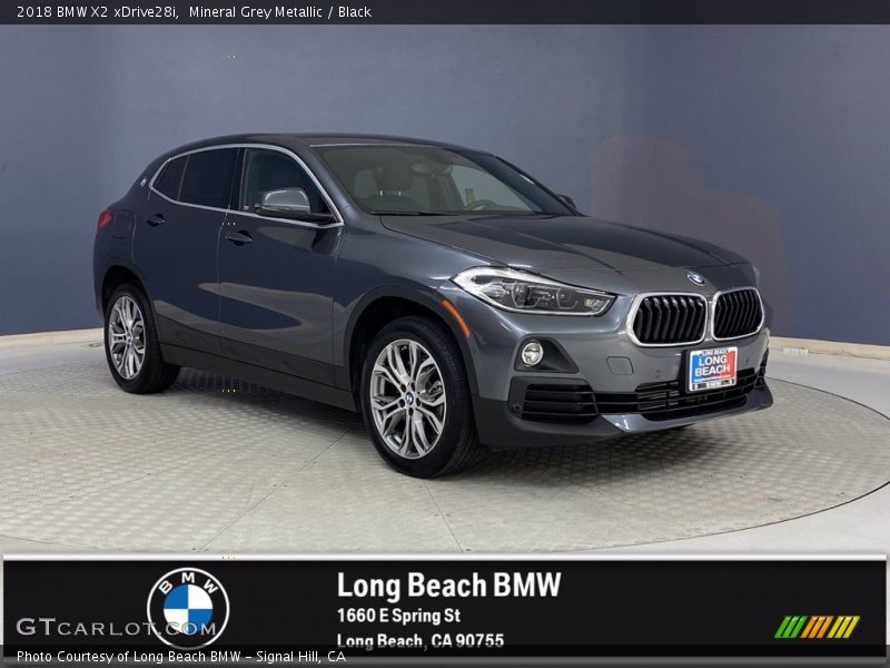 Mineral Grey Metallic / Black 2018 BMW X2 xDrive28i