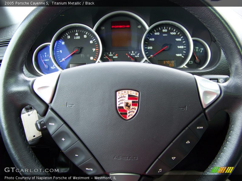 Titanium Metallic / Black 2005 Porsche Cayenne S
