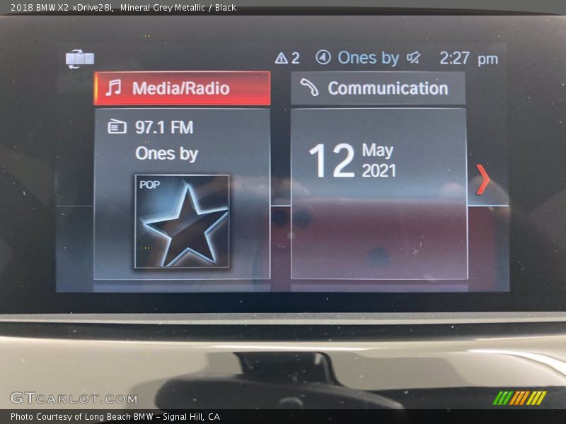 Mineral Grey Metallic / Black 2018 BMW X2 xDrive28i