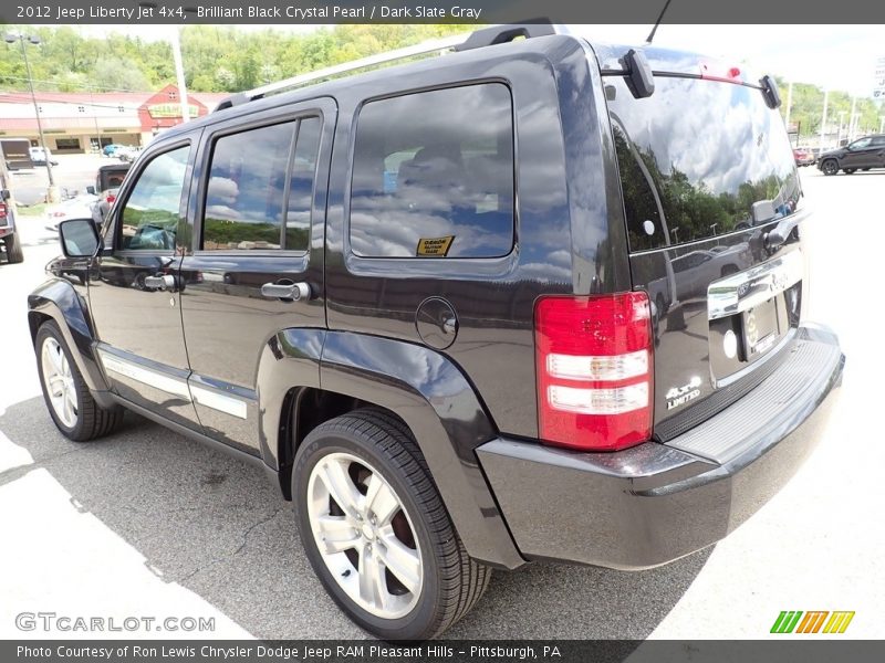 Brilliant Black Crystal Pearl / Dark Slate Gray 2012 Jeep Liberty Jet 4x4