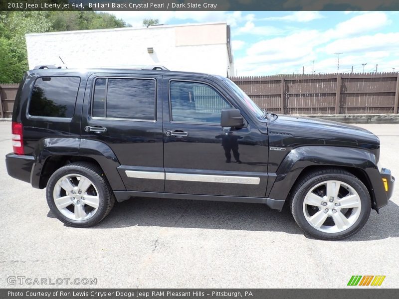 Brilliant Black Crystal Pearl / Dark Slate Gray 2012 Jeep Liberty Jet 4x4