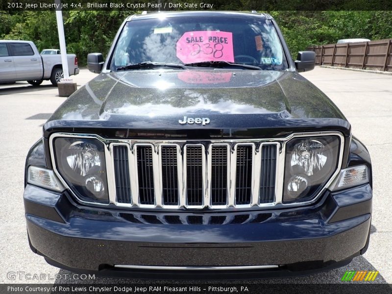 Brilliant Black Crystal Pearl / Dark Slate Gray 2012 Jeep Liberty Jet 4x4