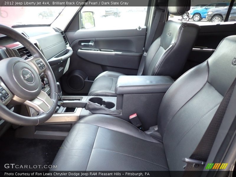 Brilliant Black Crystal Pearl / Dark Slate Gray 2012 Jeep Liberty Jet 4x4