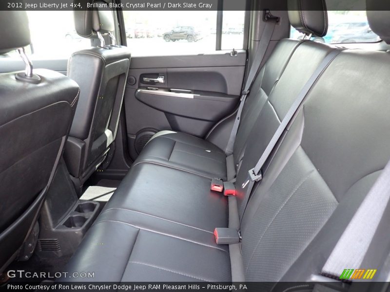 Brilliant Black Crystal Pearl / Dark Slate Gray 2012 Jeep Liberty Jet 4x4