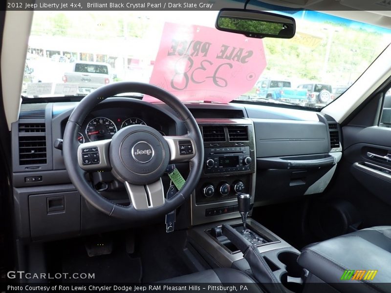 Brilliant Black Crystal Pearl / Dark Slate Gray 2012 Jeep Liberty Jet 4x4