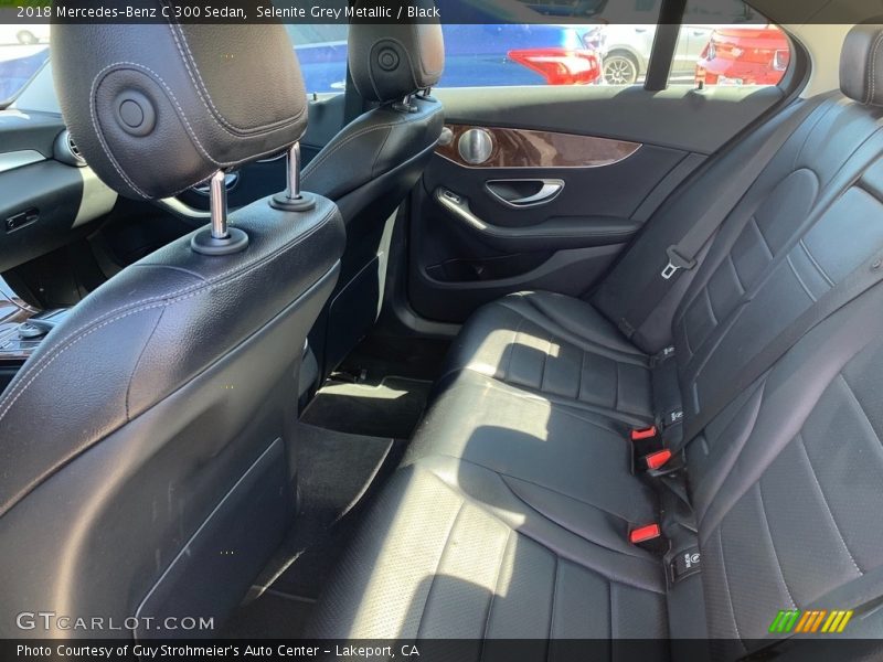 Selenite Grey Metallic / Black 2018 Mercedes-Benz C 300 Sedan