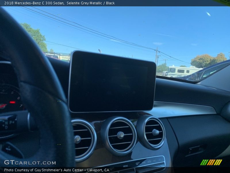 Selenite Grey Metallic / Black 2018 Mercedes-Benz C 300 Sedan