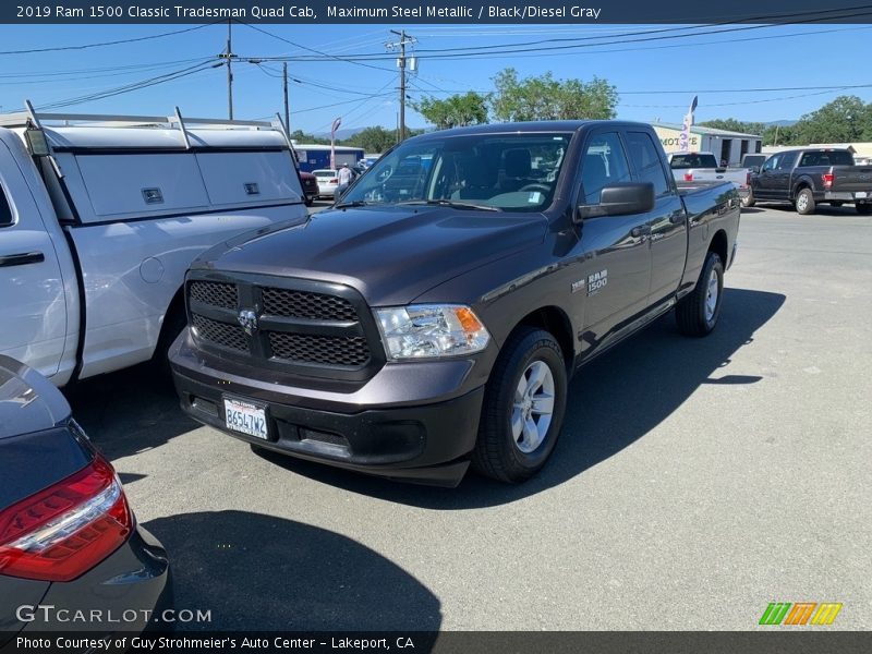 Maximum Steel Metallic / Black/Diesel Gray 2019 Ram 1500 Classic Tradesman Quad Cab