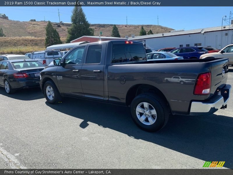 Maximum Steel Metallic / Black/Diesel Gray 2019 Ram 1500 Classic Tradesman Quad Cab