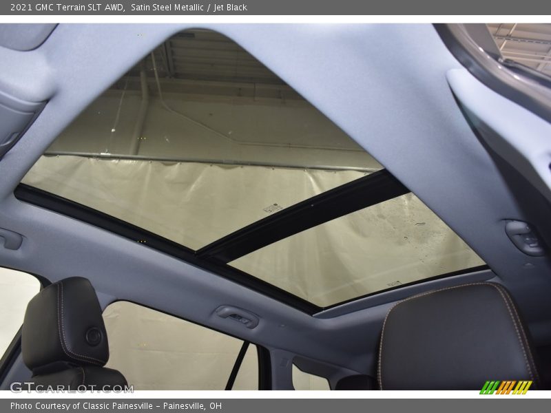 Satin Steel Metallic / Jet Black 2021 GMC Terrain SLT AWD