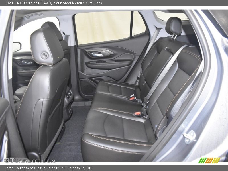 Satin Steel Metallic / Jet Black 2021 GMC Terrain SLT AWD