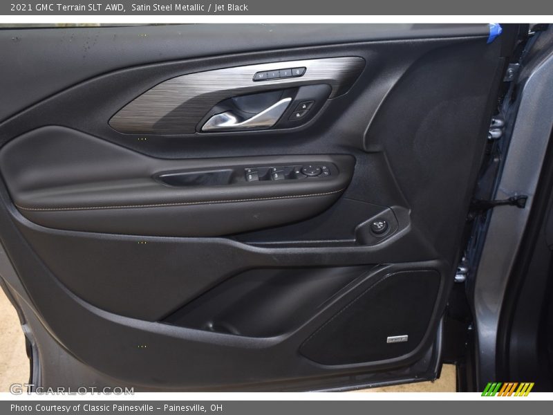 Satin Steel Metallic / Jet Black 2021 GMC Terrain SLT AWD