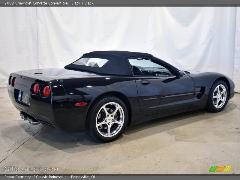 Black / Black 2002 Chevrolet Corvette Convertible