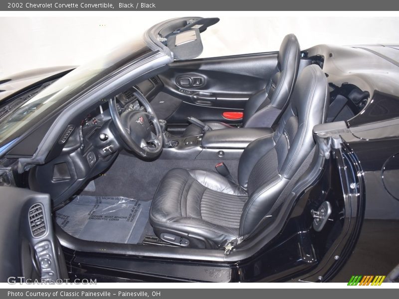 Front Seat of 2002 Corvette Convertible