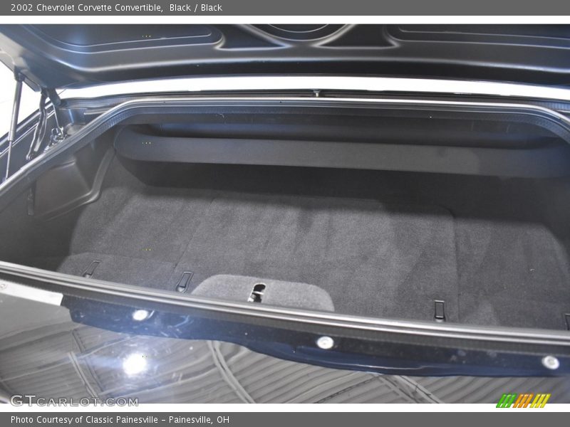 Black / Black 2002 Chevrolet Corvette Convertible