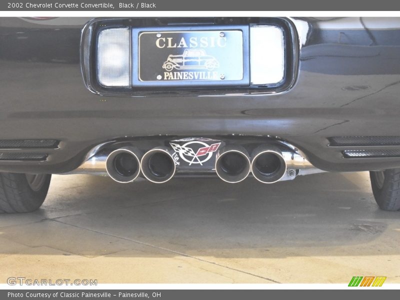 Black / Black 2002 Chevrolet Corvette Convertible