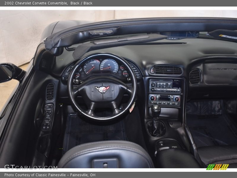 Black / Black 2002 Chevrolet Corvette Convertible