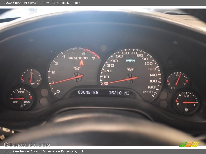  2002 Corvette Convertible Convertible Gauges