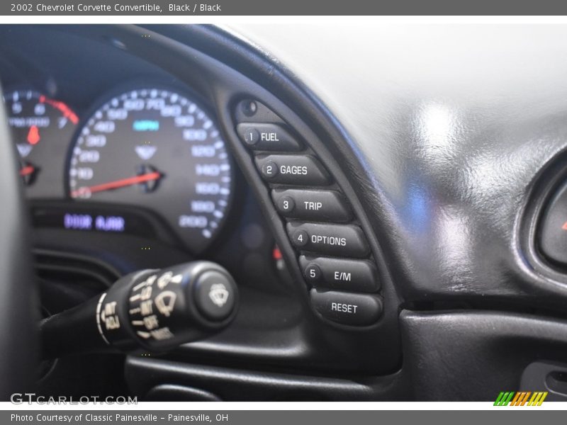 Black / Black 2002 Chevrolet Corvette Convertible