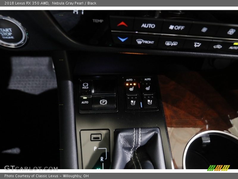 Nebula Gray Pearl / Black 2018 Lexus RX 350 AWD