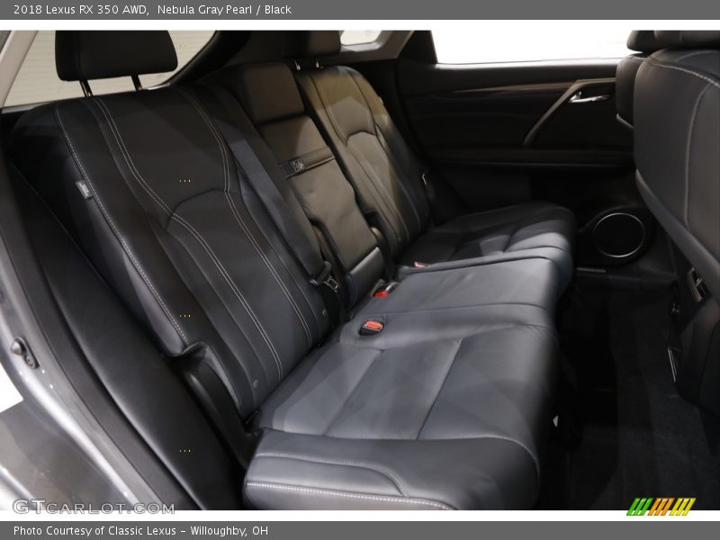 Nebula Gray Pearl / Black 2018 Lexus RX 350 AWD