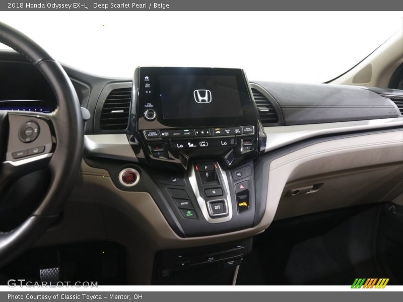 Deep Scarlet Pearl / Beige 2018 Honda Odyssey EX-L