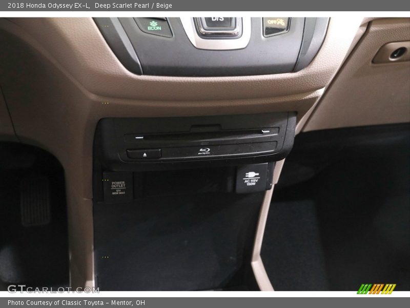 Deep Scarlet Pearl / Beige 2018 Honda Odyssey EX-L