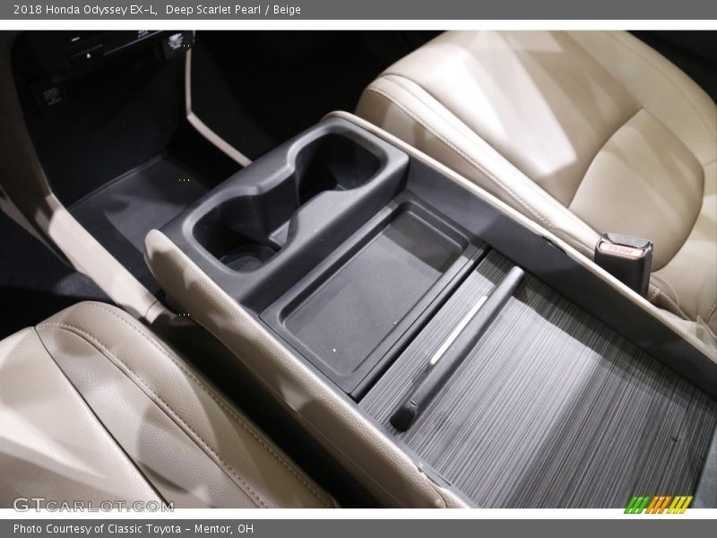 Deep Scarlet Pearl / Beige 2018 Honda Odyssey EX-L