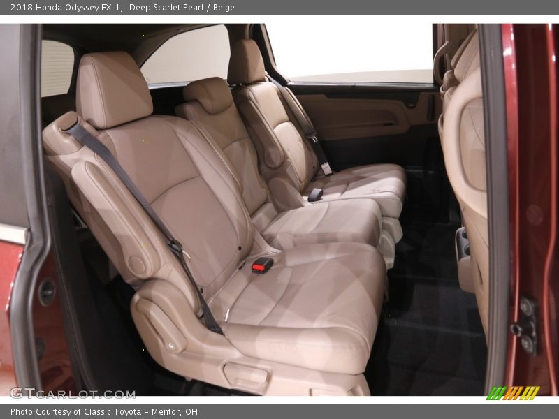 Deep Scarlet Pearl / Beige 2018 Honda Odyssey EX-L