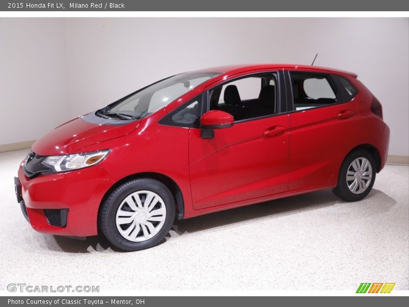 Milano Red / Black 2015 Honda Fit LX
