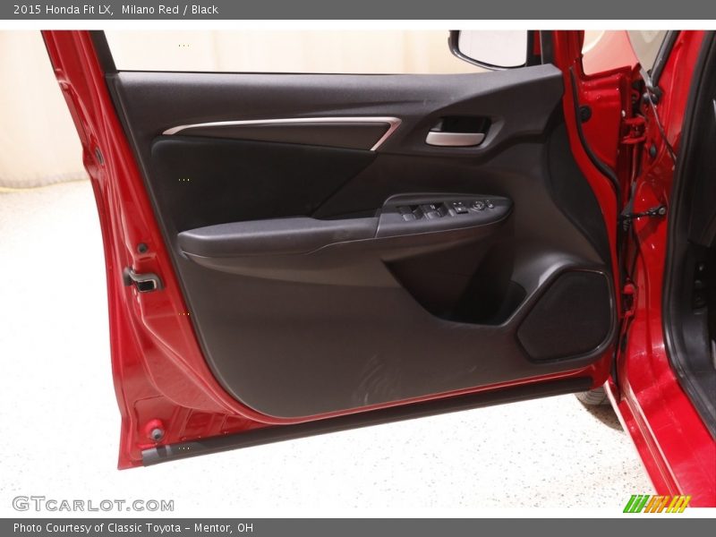 Milano Red / Black 2015 Honda Fit LX