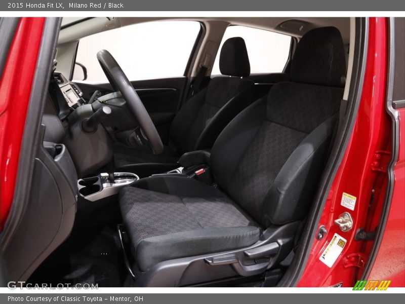 Milano Red / Black 2015 Honda Fit LX