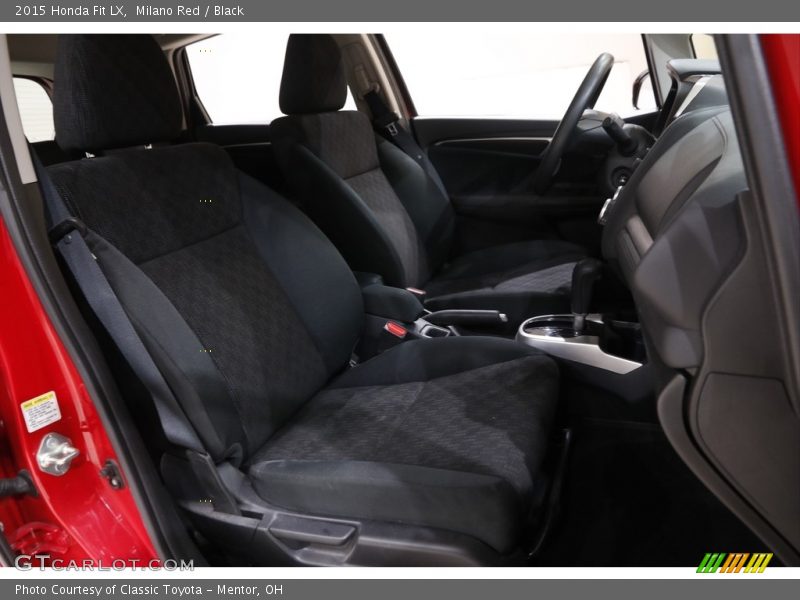 Milano Red / Black 2015 Honda Fit LX