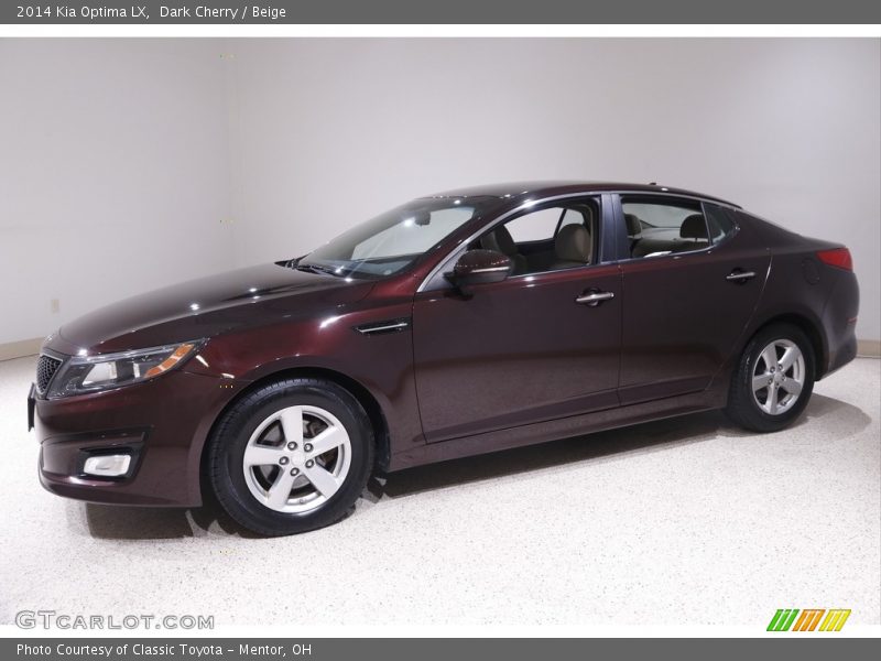 Dark Cherry / Beige 2014 Kia Optima LX