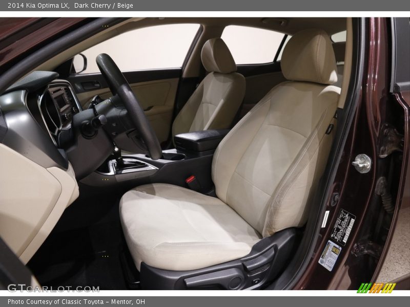 Dark Cherry / Beige 2014 Kia Optima LX