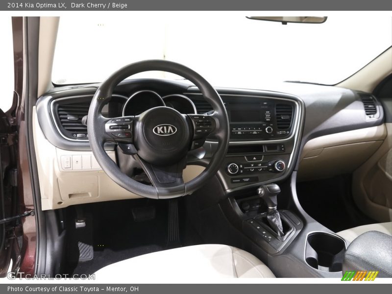 Dark Cherry / Beige 2014 Kia Optima LX