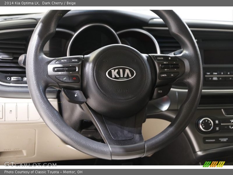 Dark Cherry / Beige 2014 Kia Optima LX