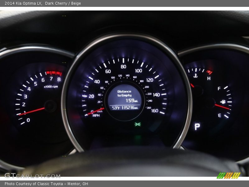 Dark Cherry / Beige 2014 Kia Optima LX