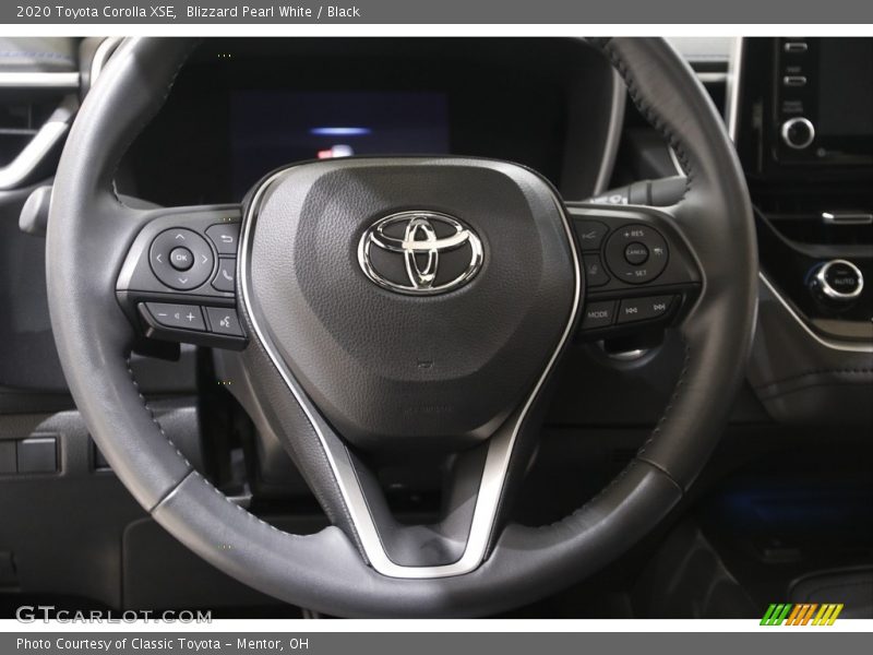 Blizzard Pearl White / Black 2020 Toyota Corolla XSE