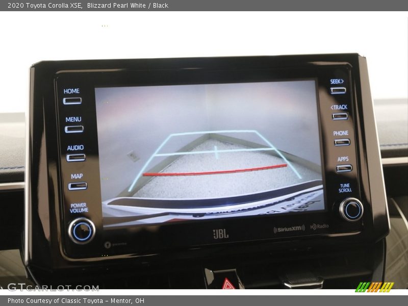 Blizzard Pearl White / Black 2020 Toyota Corolla XSE