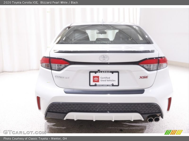 Blizzard Pearl White / Black 2020 Toyota Corolla XSE
