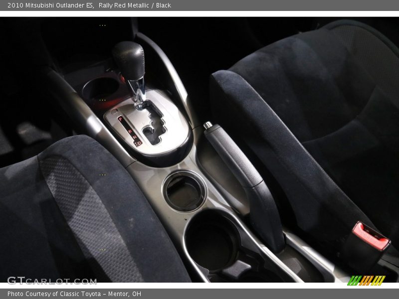 Rally Red Metallic / Black 2010 Mitsubishi Outlander ES