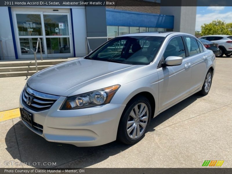Alabaster Silver Metallic / Black 2011 Honda Accord EX-L Sedan