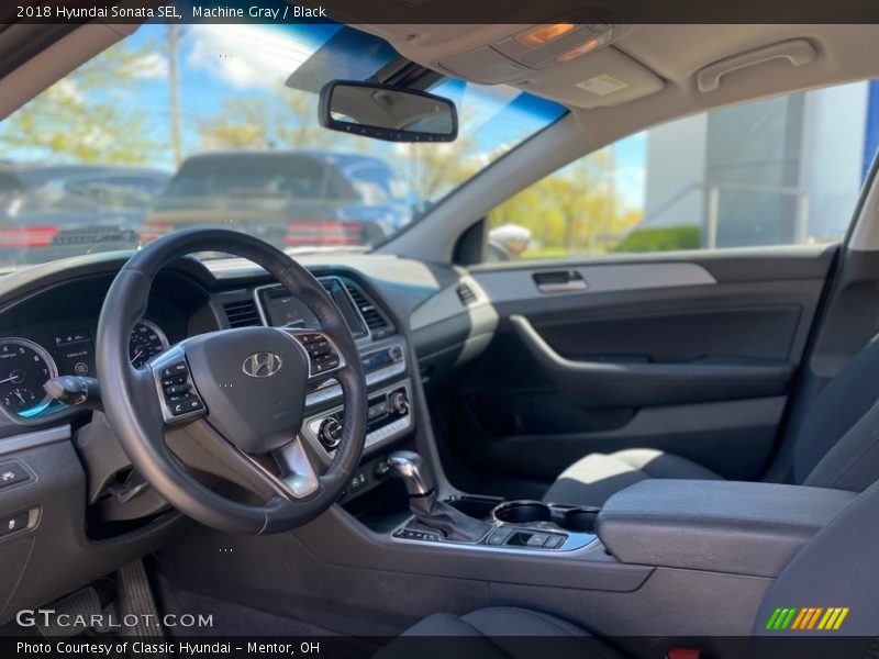 Machine Gray / Black 2018 Hyundai Sonata SEL