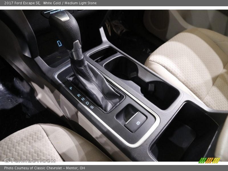 White Gold / Medium Light Stone 2017 Ford Escape SE