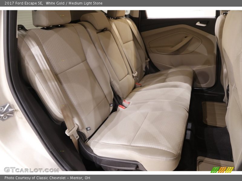 White Gold / Medium Light Stone 2017 Ford Escape SE