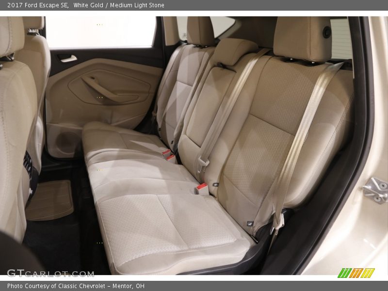 White Gold / Medium Light Stone 2017 Ford Escape SE