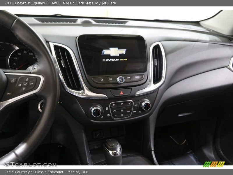 Mosaic Black Metallic / Jet Black 2018 Chevrolet Equinox LT AWD