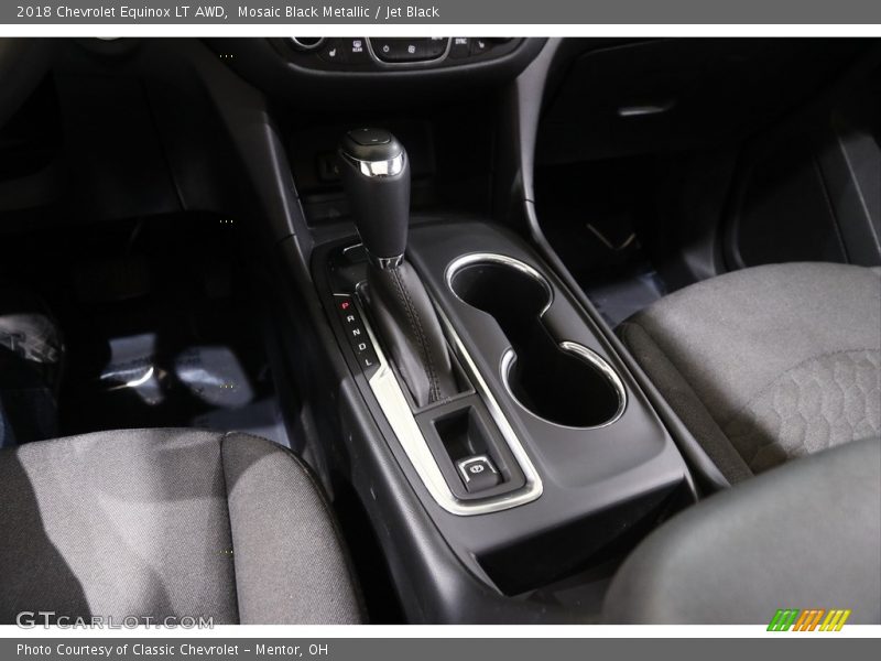 Mosaic Black Metallic / Jet Black 2018 Chevrolet Equinox LT AWD